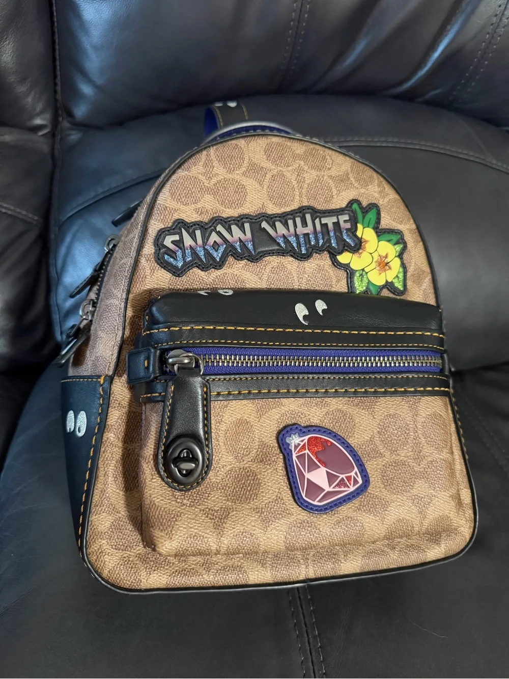 Limited edition monogram mini Snow White backpack
